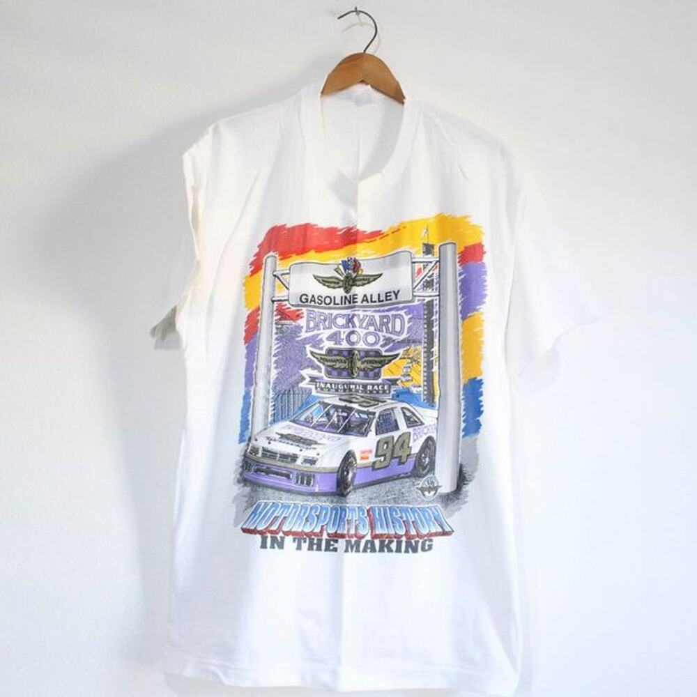 Vintage Brickyard 400 Indianapolis Motor Speedway Inaugural Race 1994 T Shirt XL - Picture 1 of 4
